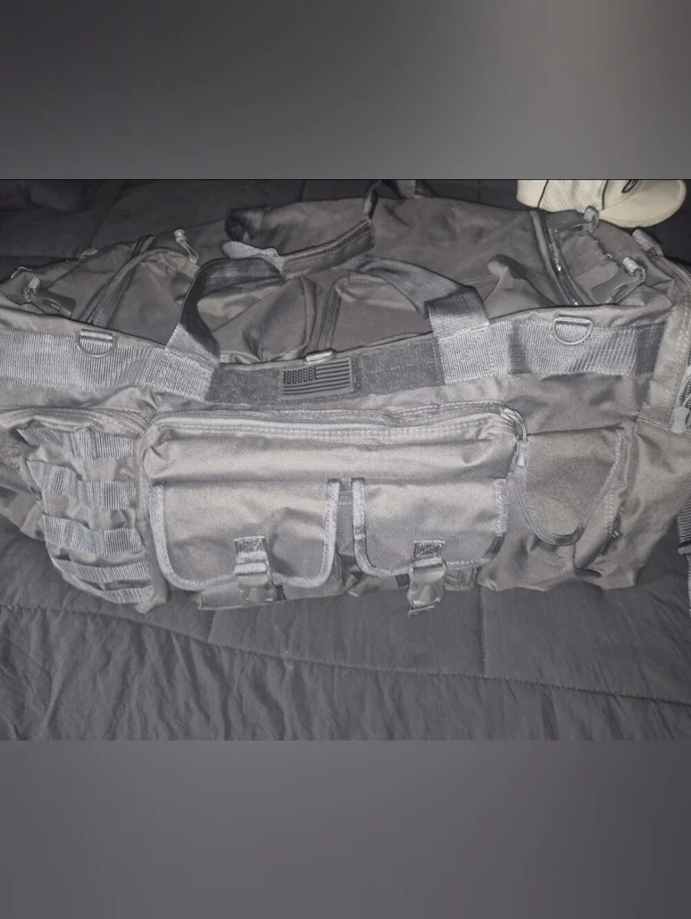 EastWest USA Adjustable A-10 DUFFLE Bug Out Tactical Military Range Bag GRAY